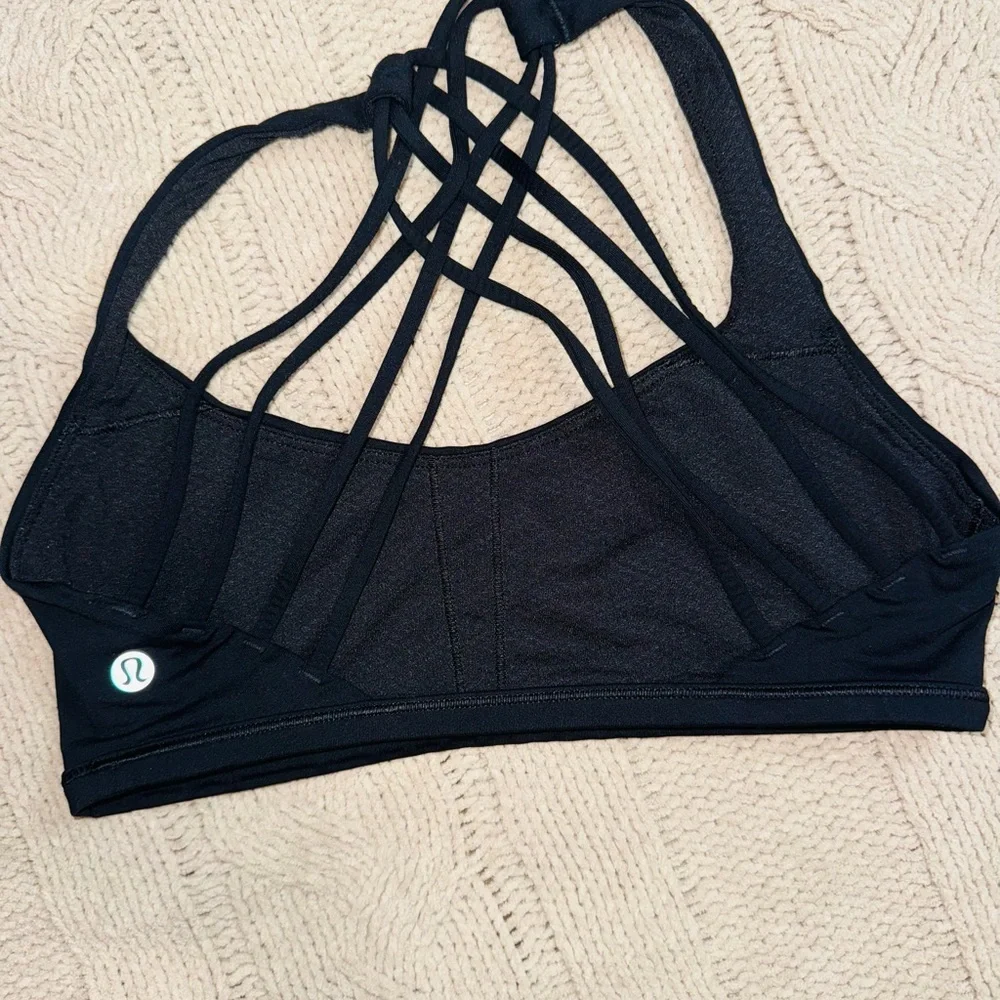 Lululemon Black Sports Bra - Picture 6 of 8